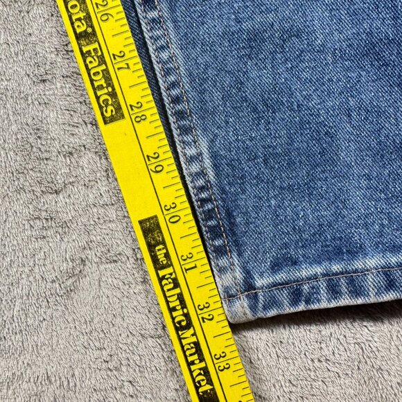 Wrangler Vintage Mom Jeans Women’s 12x34 High Rise 90s Y2K Blue Denim - Picture 6 of 9